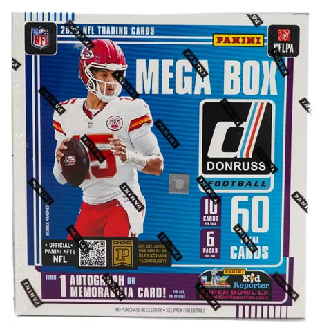 2025 PANINI DONRUSS FOOTBALL MEGA BOX