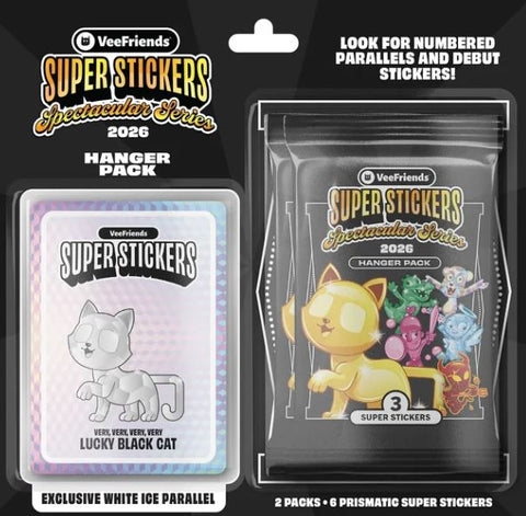 2026 VEE FRIENDS SUPER STICKERS SPECTACULAR SERIES HANGER PACK
