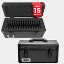 EVORETRO ALUMINUM GRADED CARD STORAGE BOX WITH KEY LOCK