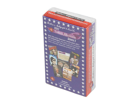 2026 HISTORIC AUTOGRAPHS FAMOUS AMERICANS SERIES TWO HOBBY BOX