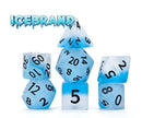 SEA GLASS DICE ICEBRAND 7-DICE SET