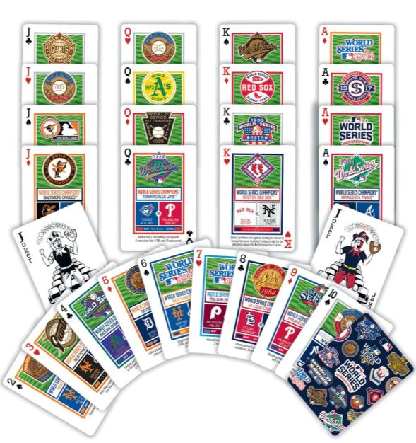 MLB WORLD SERIES PLAYING CARDS