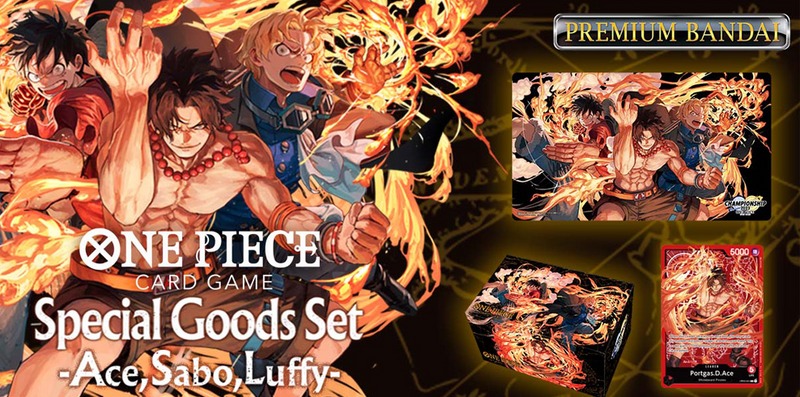 ONE PIECE TCG SPECIAL GOODS SET - ACE / SABO / LUFFY