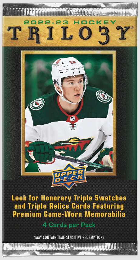 2022 UPPER DECK TRILOGY HOCKEY HOBBY PACK