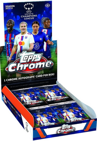 2022 TOPPS CHROME UEFA WOMEN'S CHAMPIONS LEAGUE SOCCER HOBBY BOX