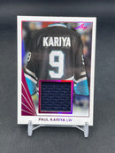 2017 LEAF HOCKEY - PINK - P. KARIYA - BM-29 - RELIC