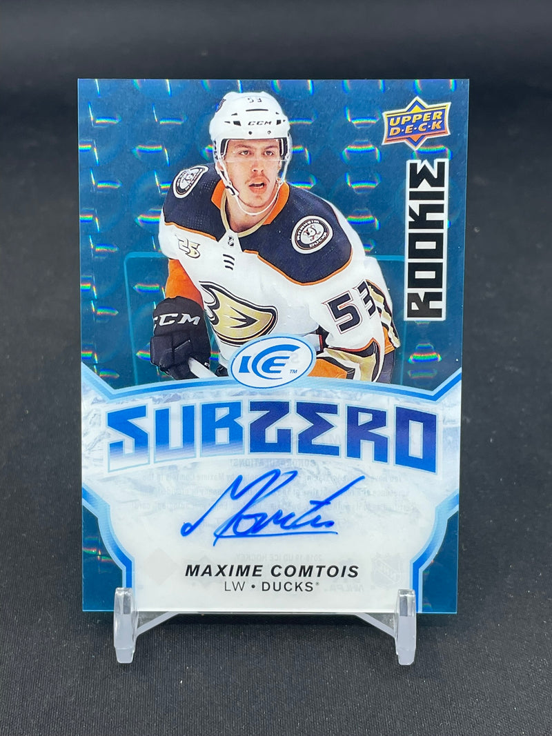 2018 UPPER DECK ICE - SUBZERO ROOKIE - M. COMTOIS -