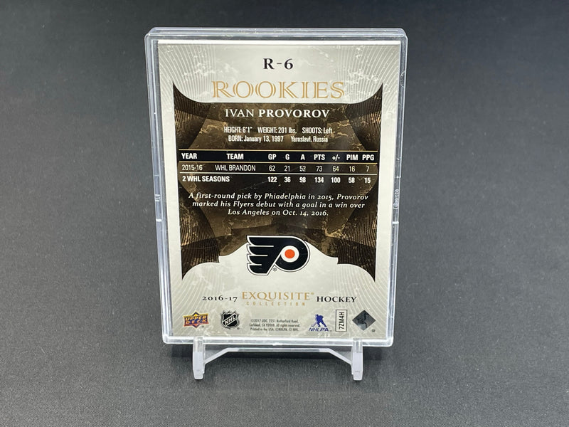 2016 UPPER DECK BLACK DIAMOND - EXQUISITE COLLECTION ROOKIES - I. PROVOROV - #R-6 - #'D/299