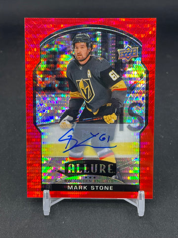 2020 UPPER DECK ALLURE - RED RAINBOW AUTO - M. STONE - #13 - AUTOGRAPH