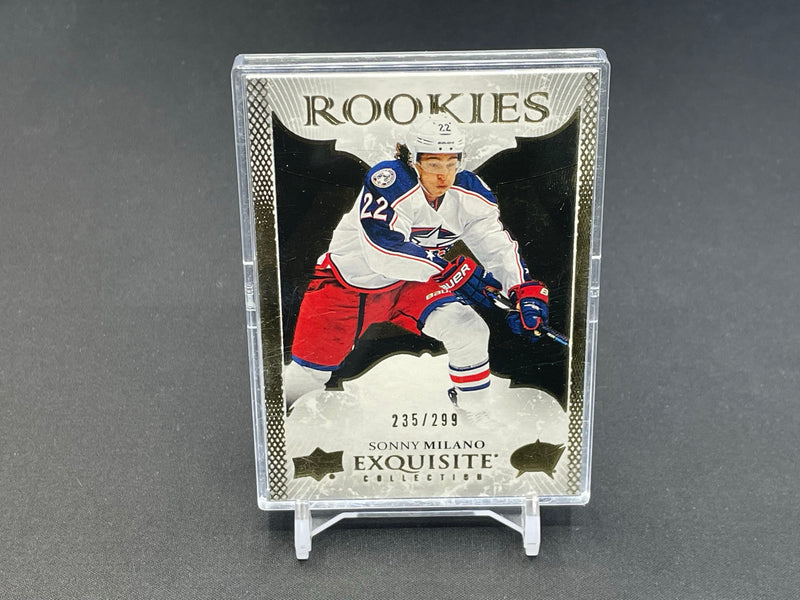 2016 UPPER DECK BLACK DIAMOND - EXQUISITE COLLECTION ROOKIES - S. MILANO - #R-11 - #'D/299 - RC