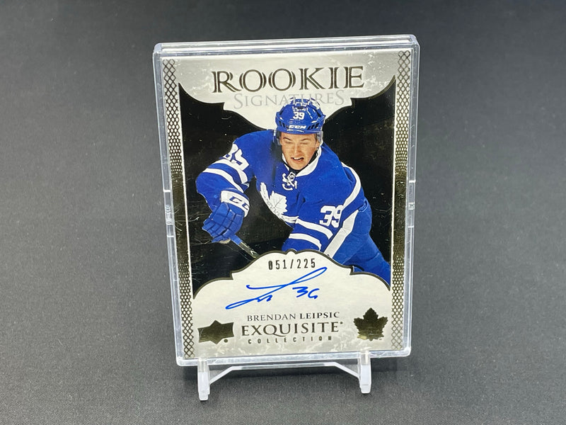 2016 UPPER DECK BLACK DIAMOND - EXQUISITE ROOKIE SIGNATURES - B. LEIPSIC - #ERS-BL - #'D/225 - AUTOGRAPH - RC