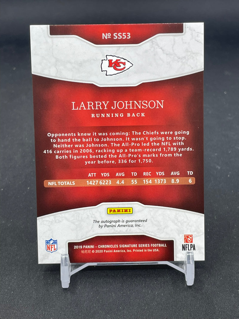 2019 PANINI CHRONICLES - SIGNATURE SERIES - L. JOHNSON - #SS53 - #'D/10 - AUTOGRAPH