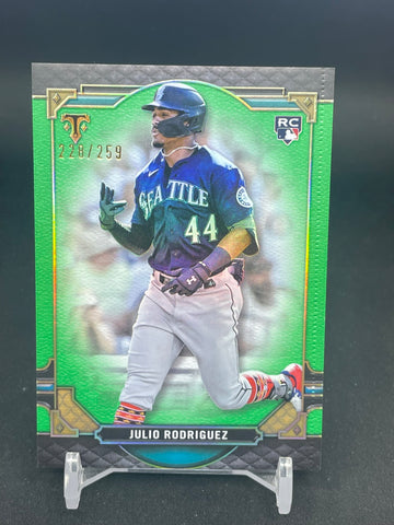 2022 TOPPS TRIPLE THREADS - EMERALD - J. RODRIGUEZ - #74 - #'D/259 - RC