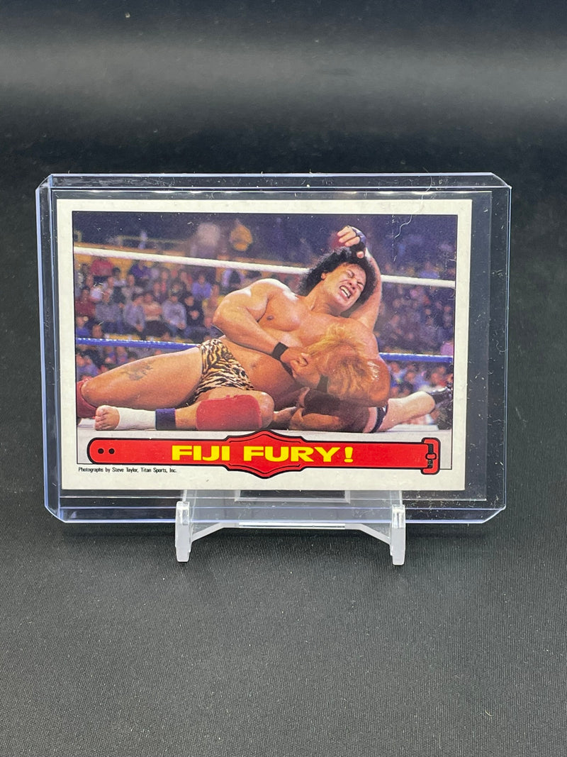 1985 O-PEE-CHEE - RINGSIDE ACTION - FIJI FURY! -