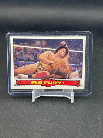 1985 O-PEE-CHEE - RINGSIDE ACTION - FIJI FURY! - #53