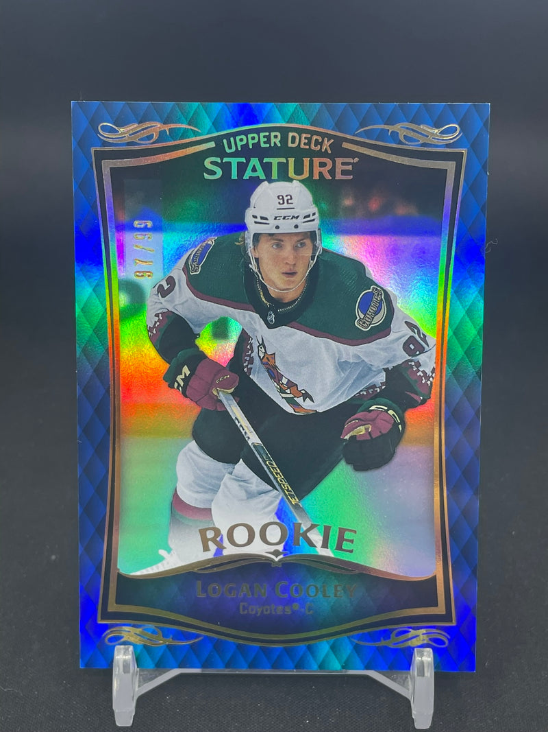 2023 UPPER DECK STATURE - BLUE - ROOKIE - L. COOLEY - #36 - #'D/99 - RC
