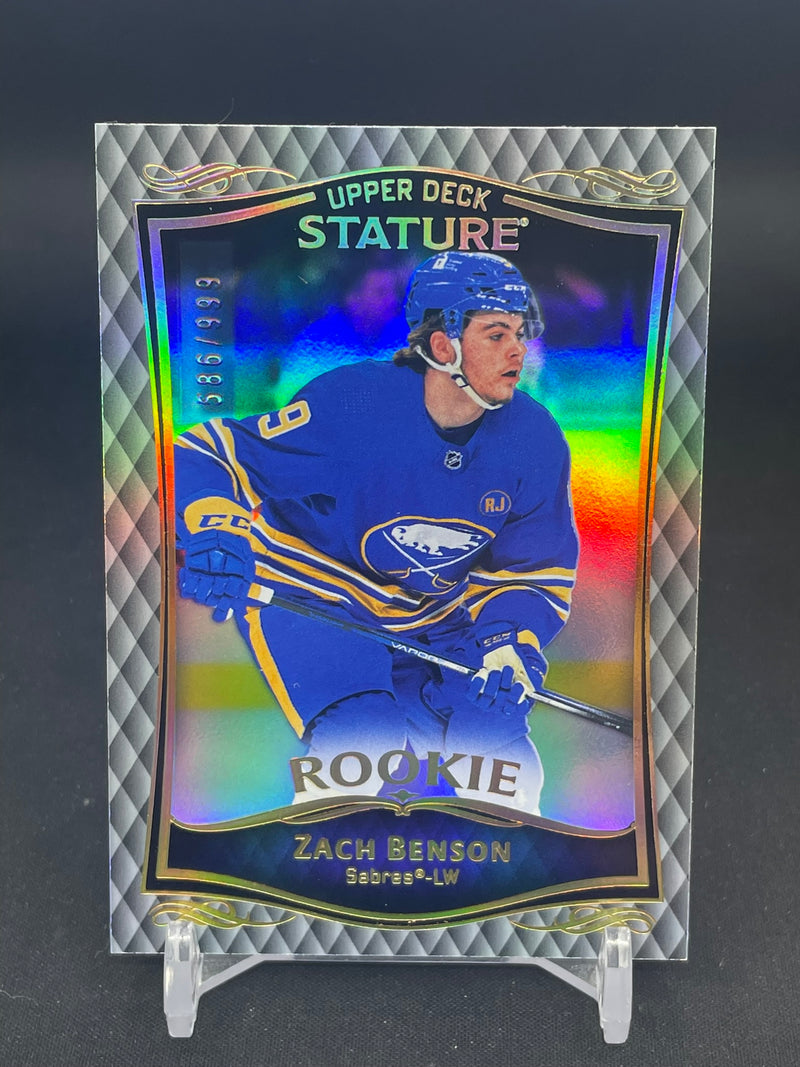 2023 UPPER DECK STATURE - ROOKIE - Z. BENSON - #31 - #'D/999 - RC