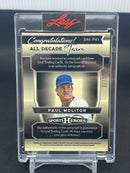 2025 LEAF SPORTS HEROES - ALL DECADE TEAM - P. MOLITOR - #D80-PM1 - #'D/15 - AUTOGRAPH
