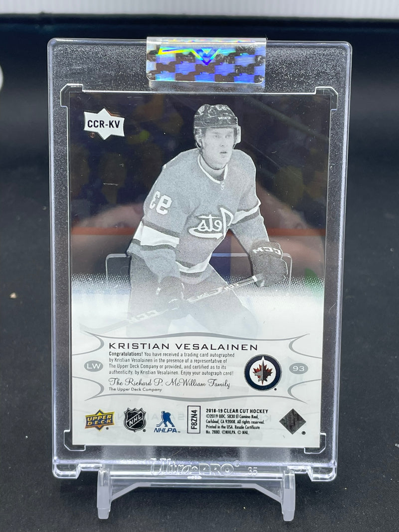 2018 UPPER DECK CLEAR CUT - K. VESALAINEN -