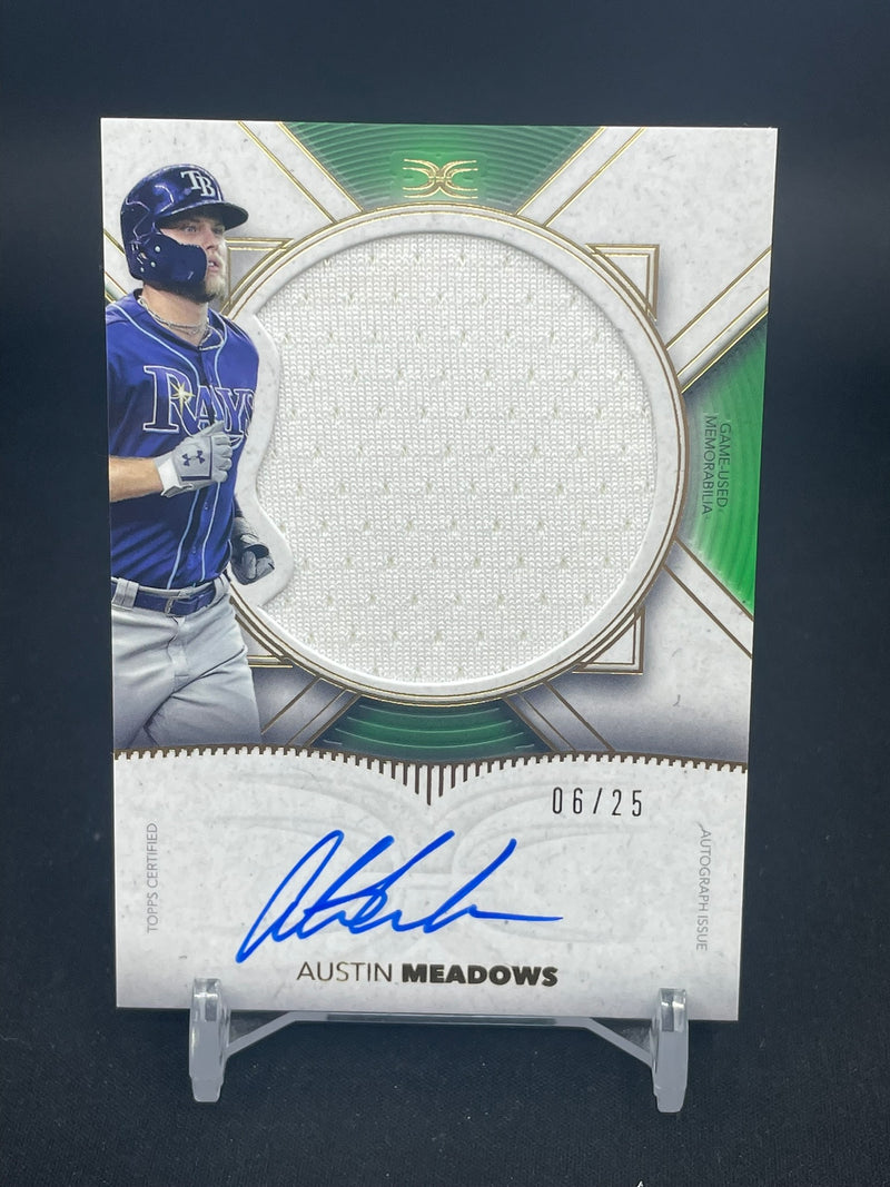 2021 TOPPS DEFINITIVE COLLECTION - AUTOGRAPHED RELIC - A. MEADOWS - #ARC-AM - #'D/25 - RELIC - AUTOGRAPH