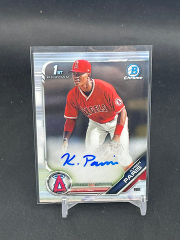 2019 TOPPS BOWMAN CHROME - 1ST BOWMAN AUTOGRAPH - K. PARIS - #CDA-KP - AUTOGRAPH