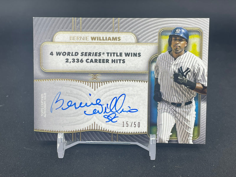 2021 TOPPS DEFINITIVE COLLECTION - LEGENDARY AUTOGRAPH COLLECTION - B. WILLIAMS - LAC-BW -