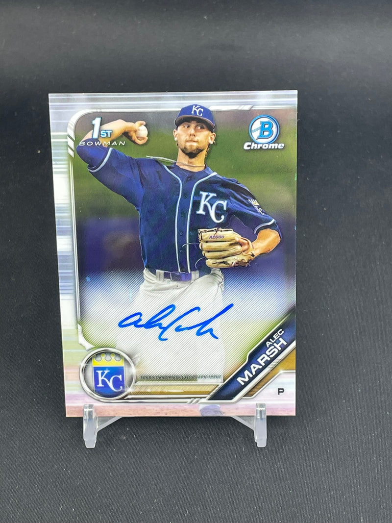 2019 TOPPS BOWMAN CHROME - 1ST BOWMAN AUTO - A. MARSH -