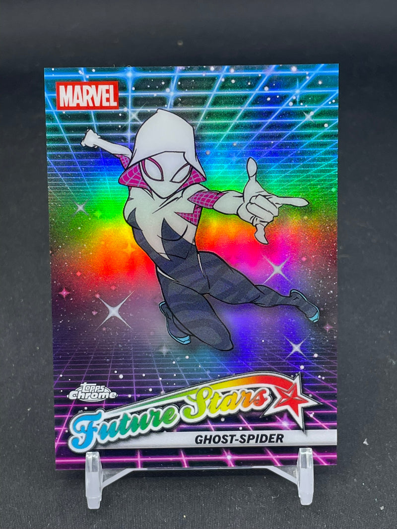 2025 TOPPS CHROME MARVEL - FUTURE STARS - GHOST-SPIDER -