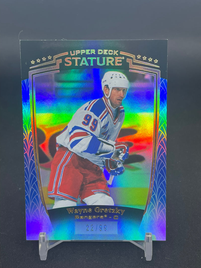 2024 UPPER DECK STATURE - BLUE - W. GRETZKY - #26 - #'D/99