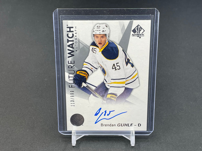 2016 UPPER DECK SP AUTHENTIC - FUTURE WATCH AUTOGRAPH - B. GUHLE - #188 - #'D/999 - AUTOGRAPH - RC