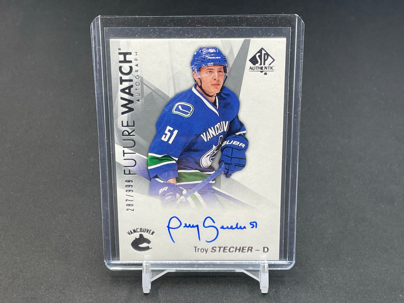 2016 UPPER DECK SP AUTHENTIC - FUTURE WATCH AUTOGRAPH - T. STECHER - #191 - #'D/999 - AUTOGRAPH - RC