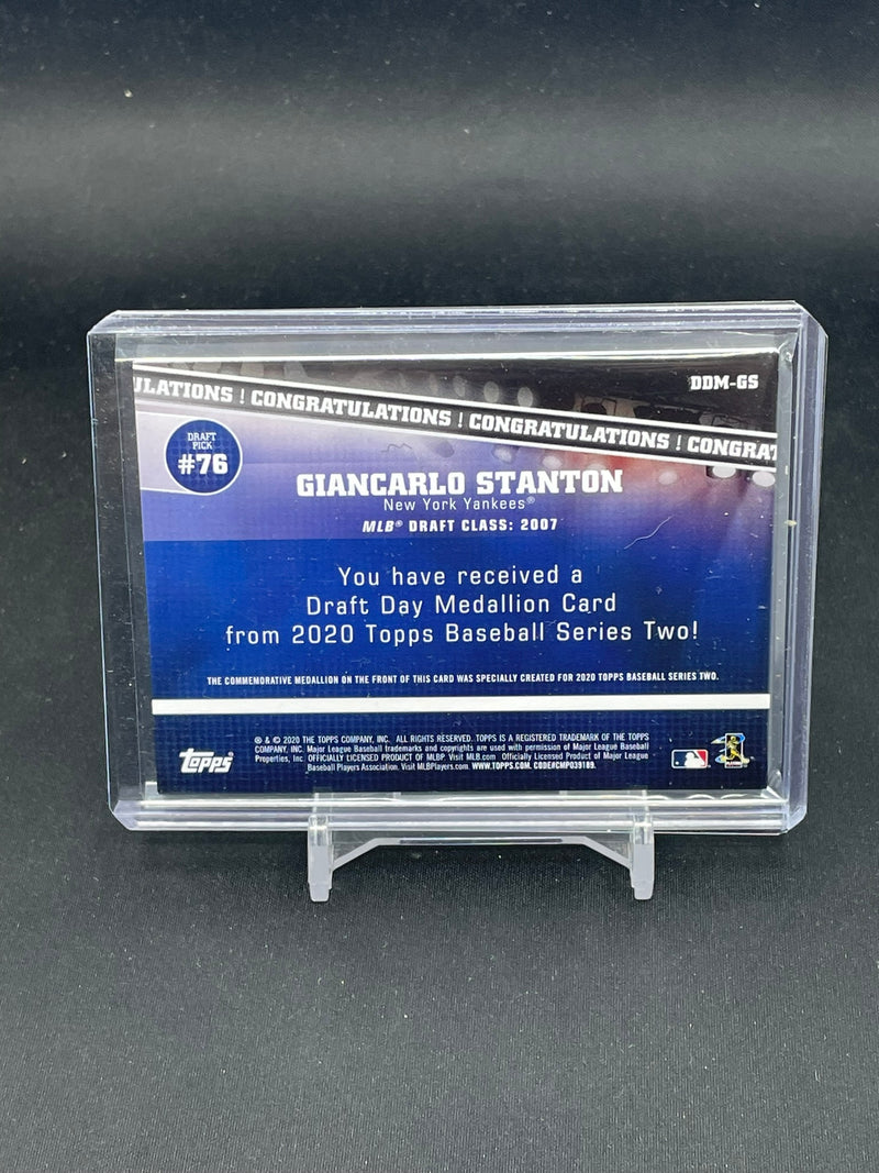 2020 TOPPS SERIES TWO - DRAFT DAY MEDALLION - G. STANTON -