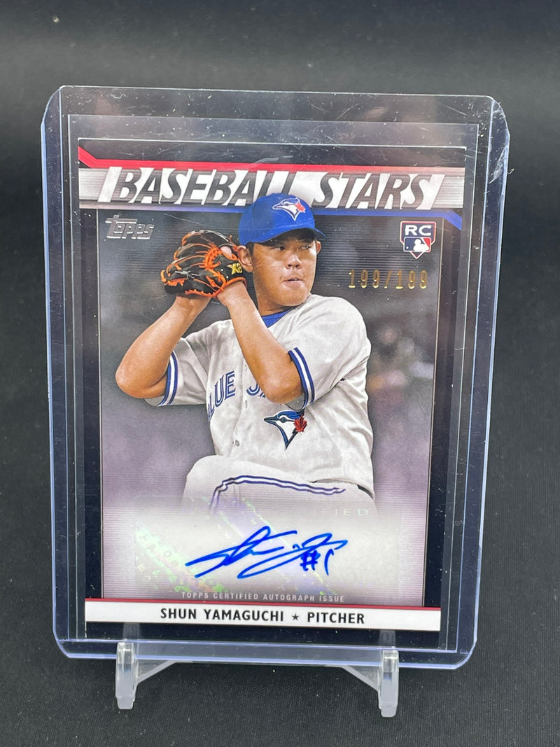 2020 TOPPS SERIES TWO - BLACK - BASEBALL STARS AUTOGRAPH - S. YAMAGUCHI - #BSA-SY - #'D/199 - AUTOGRAPH - RC