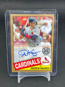 2020 TOPPS SERIES ONE - GOLD - 1985 TOPPS AUTOGRAPH - A. KNIZNER - #85BA-AKN - #'D/50 - AUTOGRAPH