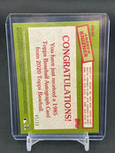 2020 TOPPS SERIES ONE - GOLD - 1985 TOPPS AUTOGRAPH - A. KNIZNER - #85BA-AKN - #'D/50 - AUTOGRAPH