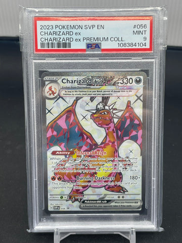 POKEMON - PROMO - CHARIZARD EX - FULL ART - #056 - PSA 9