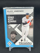 2019 PANINI CHRONICLES - LIGHT BLUE - E. JIMENEZ - #34 - #'D/10 - RC