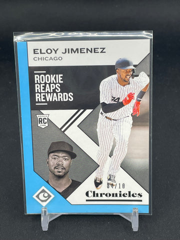 2019 PANINI CHRONICLES - LIGHT BLUE - E. JIMENEZ - #34 - #'D/10 - RC