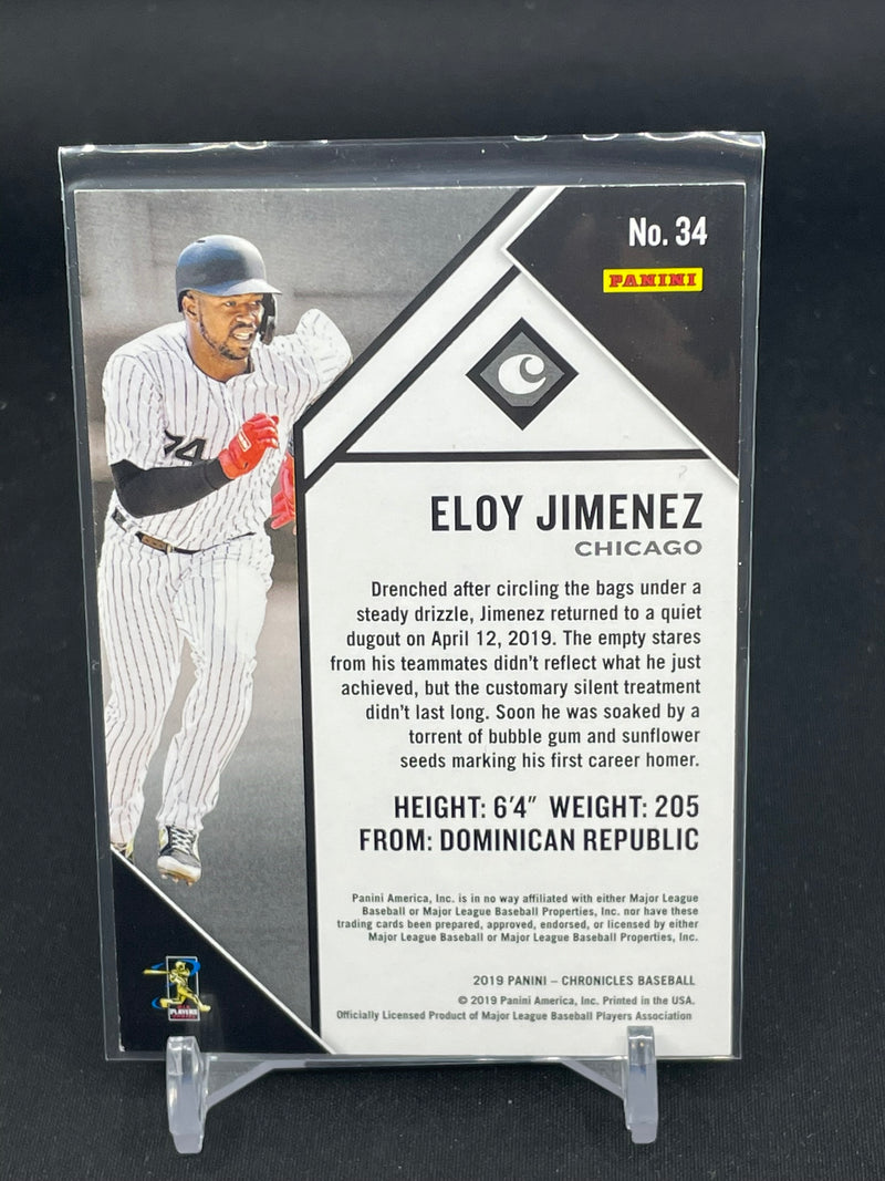 2019 PANINI CHRONICLES - LIGHT BLUE - E. JIMENEZ - #34 - #'D/10 - RC