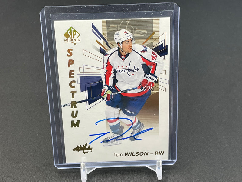 2016 UPPER DECK SP AUTHENTIC - SPECTRUM AUTOGRAPH - T. WILSON -