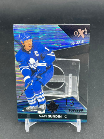 2014 FLEER ULTRA - EX LEGENDS - M. SUNDIN - #33 - #'D/299