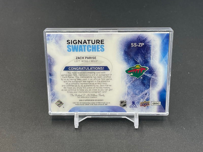 2016 UPPER DECK ICE - SIGNATURE SWATCHES - Z. PARISE -
