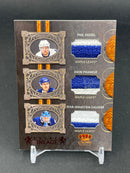 2010 PANINI CROWN ROYALE - ROYAL LINEAGE - PRIME - P. KESSEL / D. PHANEUF / J. GIGUERE - #KPG - #'D/50 - TRIPLE RELIC