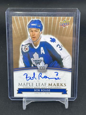 2017 UPPER DECK TORONTO MAPLE LEAFS CENTENNIALS - MAPLE LEAF MARKS - AUTOGRAPH CARDS - SELECT YOUR PLAYER