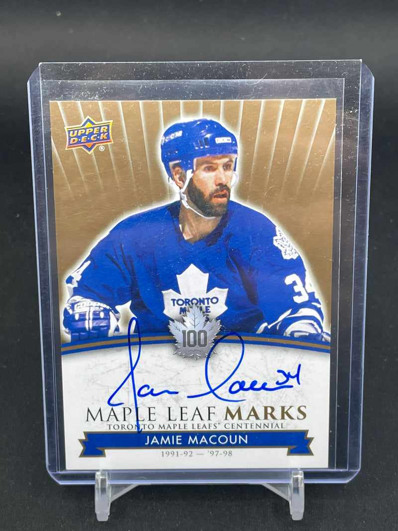 2017 UPPER DECK TORONTO MAPLE LEAFS CENTENNIALS - MAPLE LEAF MARKS - AUTOGRAPH CARDS - SELECT YOUR PLAYER