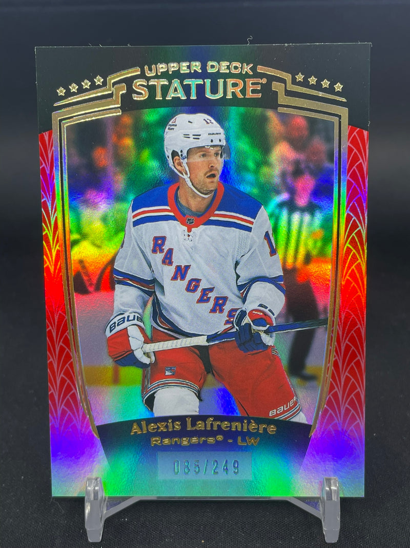 2024 UPPER DECK STATURE - RED - A. LAFRENIERE - #24 - #'D/249