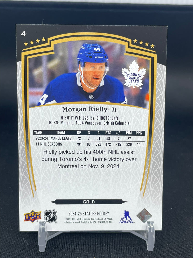2024 UPPER DECK STATURE - GOLD - M. RIELLY - #4 - #'D/50