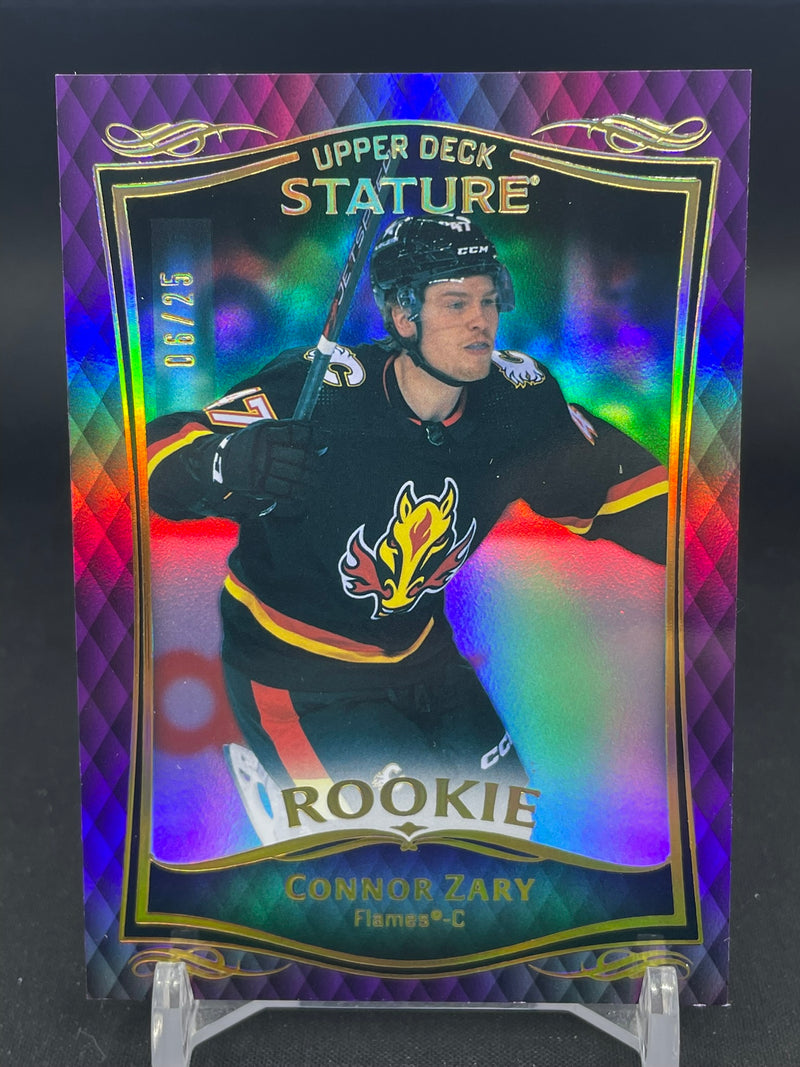 2023 UPPER DECK STATURE - PURPLE - ROOKIE - C. ZARY - #37 - #'D/25 - RC