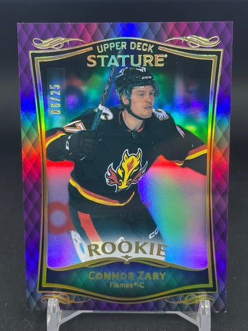 2023 UPPER DECK STATURE - PURPLE - ROOKIE - C. ZARY - #37 - #'D/25 - RC