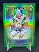 2019 UPPER DECK STATURE - GREEN - J. MARCHESSAULT - #72 - #'D/65 - AUTOGRAPH